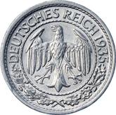 Obverse 50 Reichspfennig 1935 F