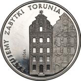 Reverse 5000 Zlotych 1989 MW ET Save the Monuments of Torun