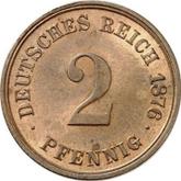 Obverse 2 Pfennig 1876 E