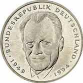 Obverse 2 Mark 1998 D Willy Brandt