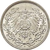 Reverse 50 Pfennig 1896 A