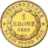Reverse Krone 1865