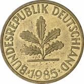 Reverse 10 Pfennig 1985 G