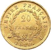 Reverse 20 Francs 1810 U