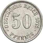 Obverse 50 Pfennig 1875 A