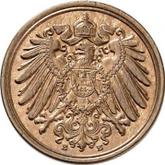 Reverse 1 Pfennig 1904 E