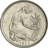 Reverse 50 Pfennig 1977 G