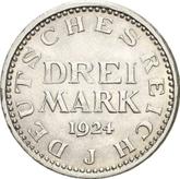 Reverse 3 Mark 1924 J