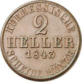 Reverse 2 Heller 1843