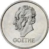 Reverse 5 Reichsmark 1932 G Goethe