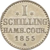 Reverse 1 Shilling 1855 A