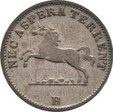 Obverse 6 Pfennig 1854 B