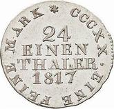 Reverse 1/24 Thaler 1817 I.G.S.