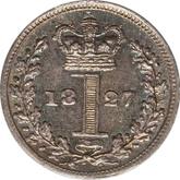 Reverse Penny 1827 Maundy