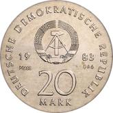 Reverse 20 Mark 1983 Martin Luther