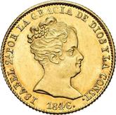 Obverse 80 Reales 1846 B PS