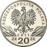 Obverse 20 Zlotych 2011 MW European Badge