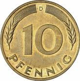Obverse 10 Pfennig 1993 D