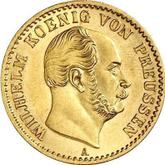 Obverse 1/2 Krone 1868 A