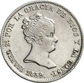 Obverse 1 Real 1839 M CL