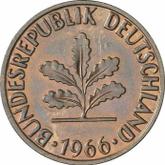 Reverse 2 Pfennig 1966 G