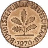 Reverse 2 Pfennig 1970 J