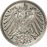 Reverse 5 Pfennig 1893 G