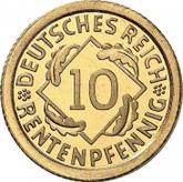 Obverse 10 Rentenpfennig 1924 E