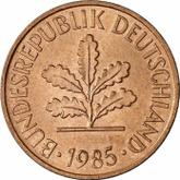 Reverse 2 Pfennig 1985 D