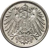 Reverse 10 Pfennig 1906 D