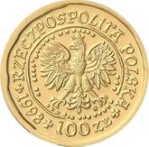 Obverse 100 Zlotych 1998 MW NR White-tailed eagle