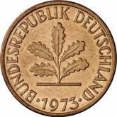 Reverse 2 Pfennig 1973 F