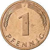 Obverse 1 Pfennig 1985 J