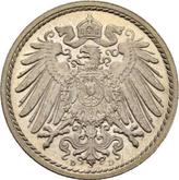 Reverse 5 Pfennig 1904 D