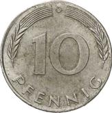 Obverse 10 Pfennig 1972 G