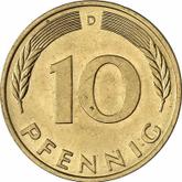 Obverse 10 Pfennig 1983 D