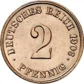 Obverse 2 Pfennig 1906 J