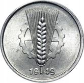 Reverse 5 Pfennig 1949 A
