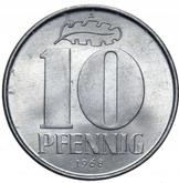 Obverse 10 Pfennig 1968 A