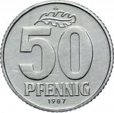 Obverse 50 Pfennig 1987 A