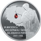 Reverse 10 Zlotych 2009 MW 25th Anniversary of the Death of Father Jerzy Popiełuszko