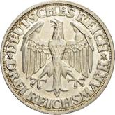 Reverse 3 Reichsmark 1928 D Dinkelsbühl