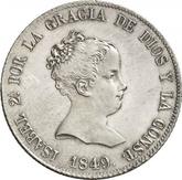 Obverse 4 Reales 1849 M CL