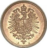 Reverse 1 Pfennig 1875 A