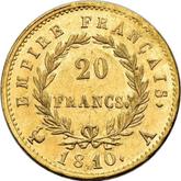 Reverse 20 Francs 1810 A