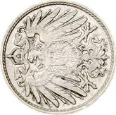 Reverse 10 Pfennig 1890-1916