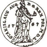 Obverse Ducat 1767 FS King figure