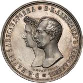 Obverse Medal 1841 H. GUBE. FECIT In memory of the wedding of the heir to the throne