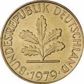 Reverse 10 Pfennig 1979 J