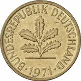 Reverse 5 Pfennig 1971 D